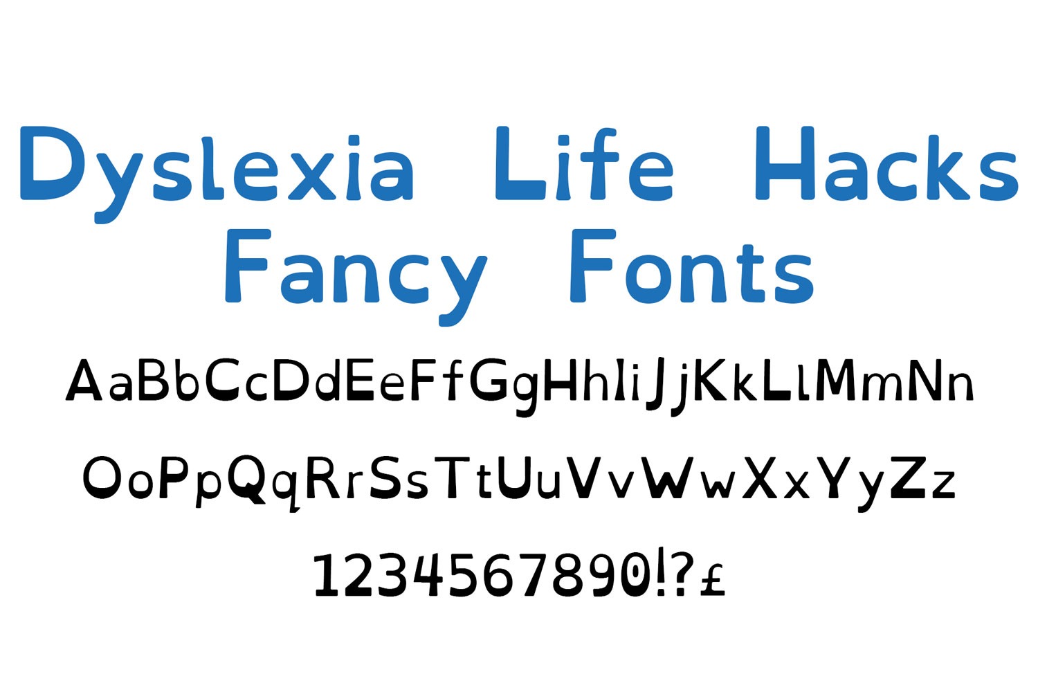 OpenDyslexic font
